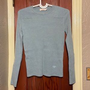 Military crew neck sweater